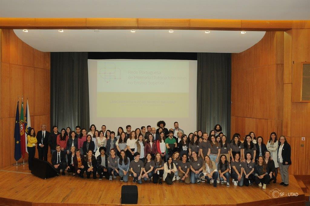 Lançamento da Rede Portuguesa de Mentoria | Tutoria Interpares no Ensino Superior, ocorrido na UTAD, em março'19.